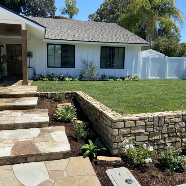 Orange County Retaining Wall Project Photo